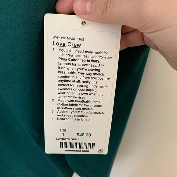 NWT lululemon love crew - Picture 5 of 5